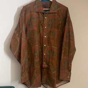 Peter Elliot Made in USA Sz XXL Button Down Shirt